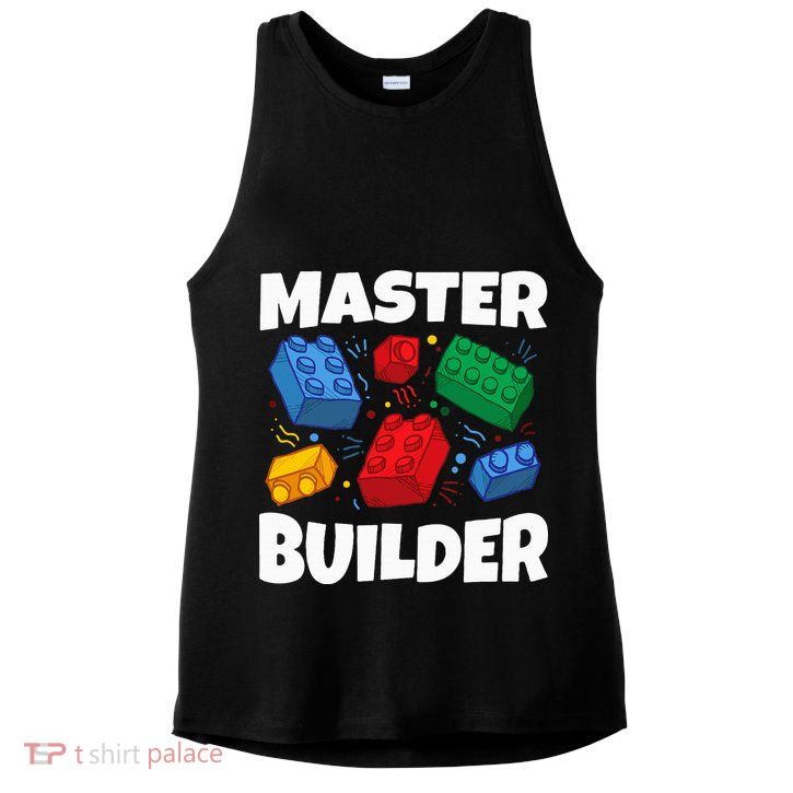 Blocks Brick Master Builder Ladies PosiCharge Tri-Blend Wicking Tank