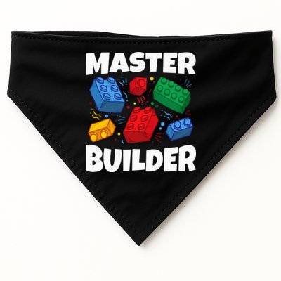 Blocks Brick Master Builder USA-Made Doggie Bandana