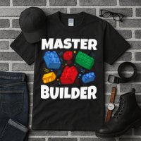 Blocks Brick Master Builder Tall T-Shirt