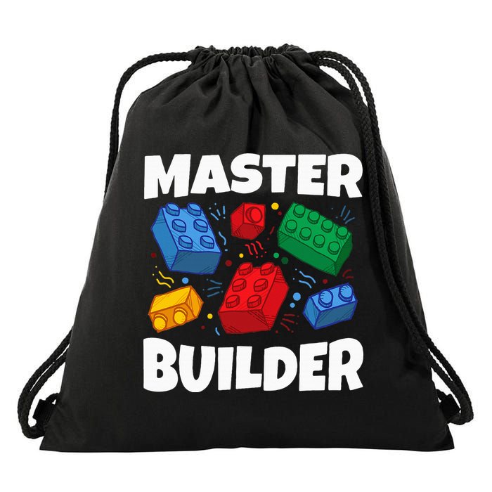 Blocks Brick Master Builder Drawstring Bag