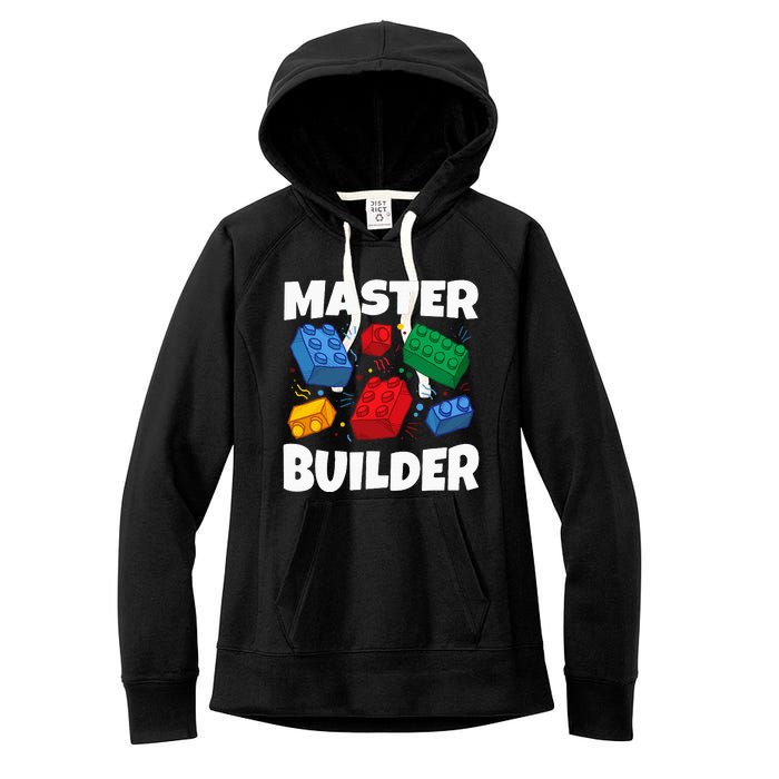 Blocks Brick Master Builder Women's Fleece Hoodie