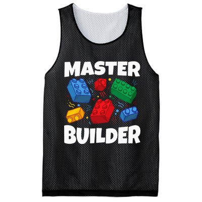 Blocks Brick Master Builder Mesh Reversible Basketball Jersey Tank