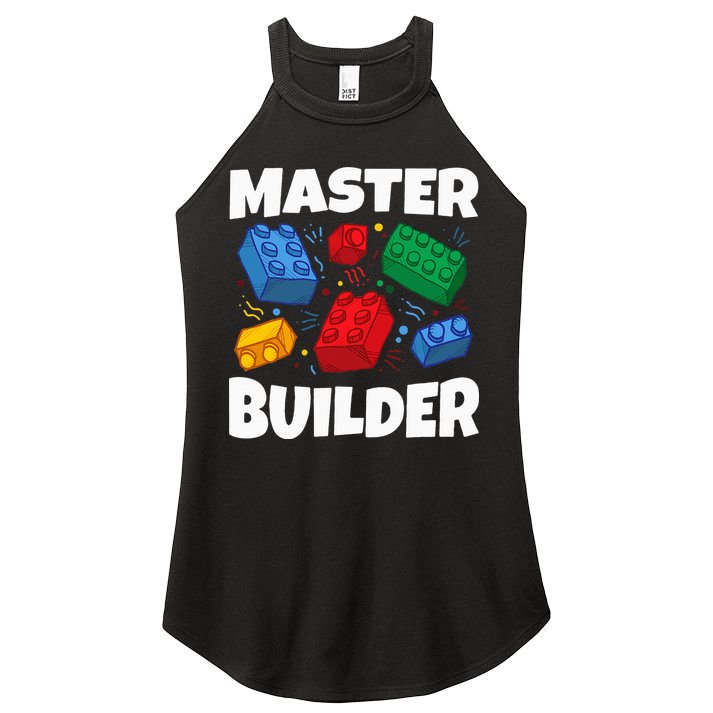 Blocks Brick Master Builder Women's Perfect Tri Rocker Tank