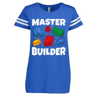 Blocks Brick Master Builder Enza Ladies Jersey Football T-Shirt