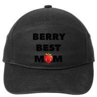 Berry Best Mom 7-Panel Snapback Hat