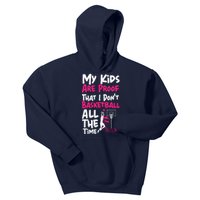 Basketball Bball Mom Dad My Are Proof That I DonT Kids Hoodie