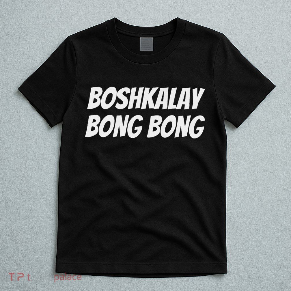 Boshkalay Bongbong Men's Black Cotton 100 T-Shirt