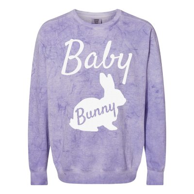 Baby Bunny Matching Family Easters Pajamas Colorblast Crewneck Sweatshirt