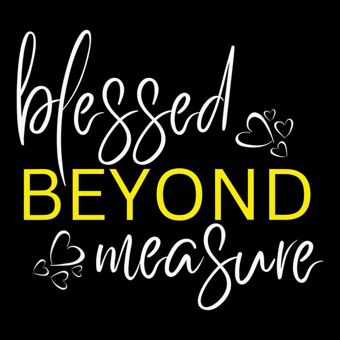 Blessed Beyond Measure Faith Blessed Christian Impact Tech Backpack