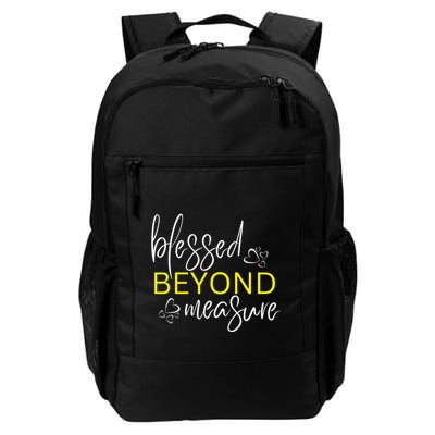 Blessed Beyond Measure Faith Blessed Christian Backpack