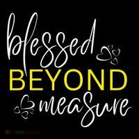 Blessed Beyond Measure Faith Blessed Christian Sustainable Bucket Hat