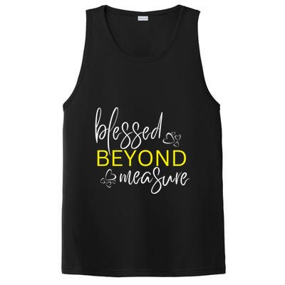 Blessed Beyond Measure Faith Blessed Christian PosiCharge Competitor Tank