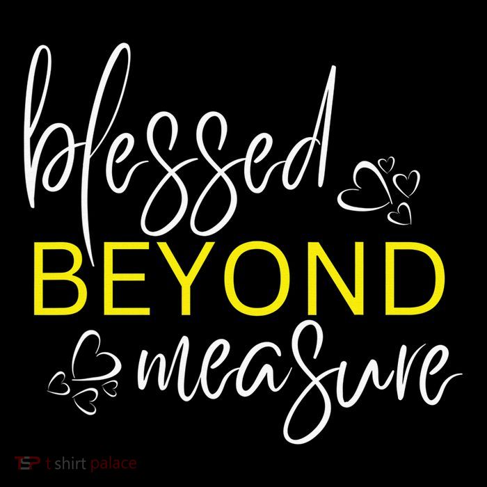 Blessed Beyond Measure Faith Blessed Christian Short Acrylic Beanie