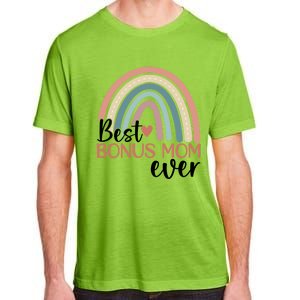 Best Bonus Mom Ever Boho Rainbow Happy MotherS Day Gift Adult ChromaSoft Performance T-Shirt