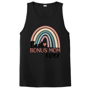 Best Bonus Mom Ever Boho Rainbow Happy MotherS Day Gift PosiCharge Competitor Tank