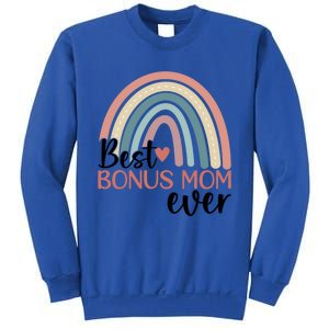 Best Bonus Mom Ever Boho Rainbow Happy MotherS Day Gift Sweatshirt