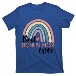 Best Bonus Mom Ever Boho Rainbow Happy MotherS Day Gift T-Shirt