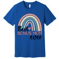 Best Bonus Mom Ever Boho Rainbow Happy MotherS Day Gift Premium T-Shirt