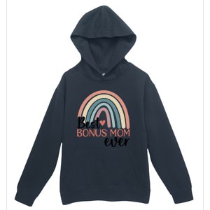 Best Bonus Mom Ever Boho Rainbow Happy MotherS Day Gift Urban Pullover Hoodie