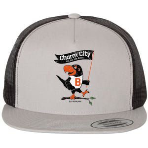 Baltimore Birds Maryland Charm City Pride Flat Bill Trucker Hat