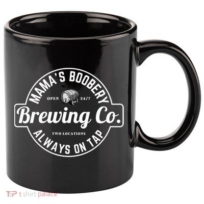 Breastfeeding Brewery Mamas Boobery New Mom Brewing Great Gift 11oz C Handle Ceramic Mug