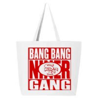 Bang Bang Niner Gang Football San Francisco Sports 25L Jumbo Tote