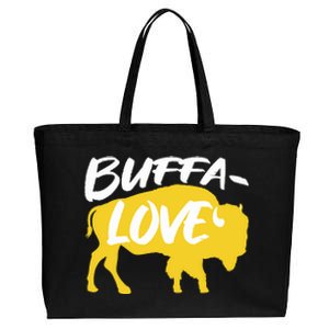 BuffaLove Buffalo New York Cotton Canvas Jumbo Tote