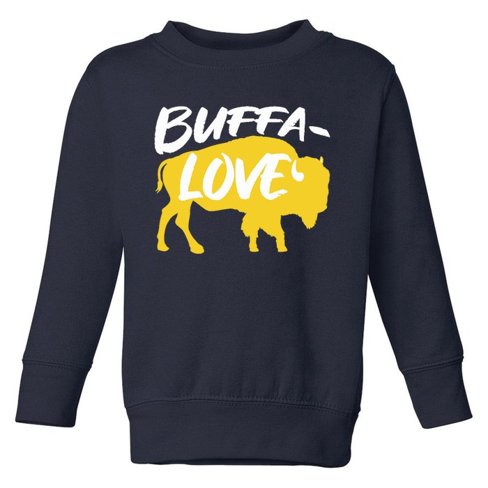 BuffaLove Buffalo New York Toddler Sweatshirt