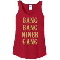 Bang Bang Niner Gang Football San Francisco Sports Ladies Essential Tank