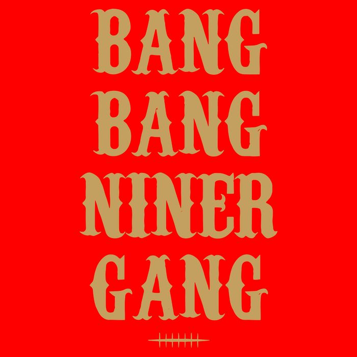 Bang Bang Niner Gang Football San Francisco Sports Toddler T-Shirt