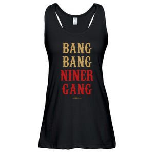 Bang Bang Niner Gang Football San Francisco Sports Ladies Essential Flowy Tank