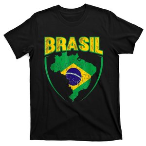 Brasil Brazilian national flag Soccer Jersey Football T-Shirt