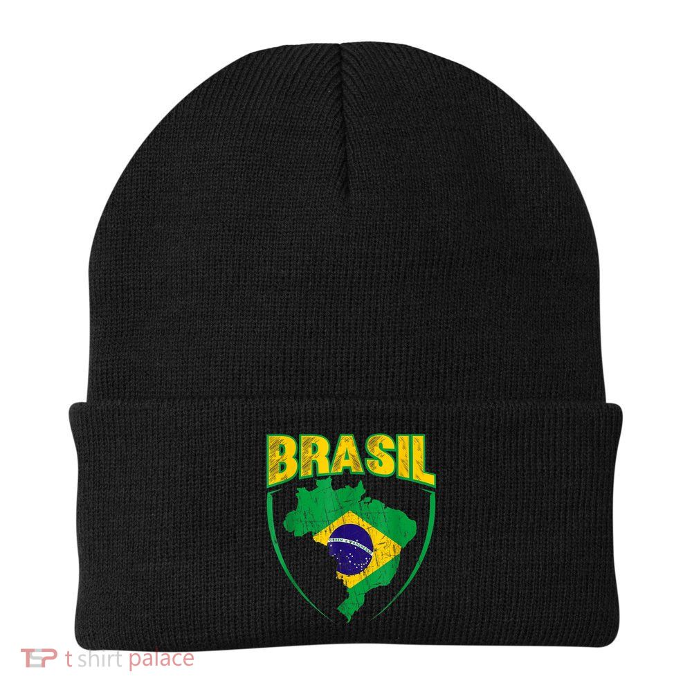 Brasil Brazilian national flag Soccer Jersey Football Beanie
