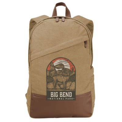 Big Bend National Park Cotton Canvas Backpack