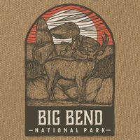 Big Bend National Park Cotton Canvas Backpack