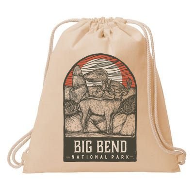 Big Bend National Park Drawstring Bag