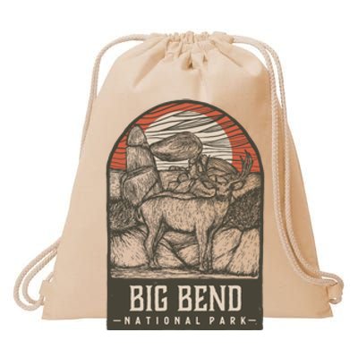 Big Bend National Park Drawstring Bag