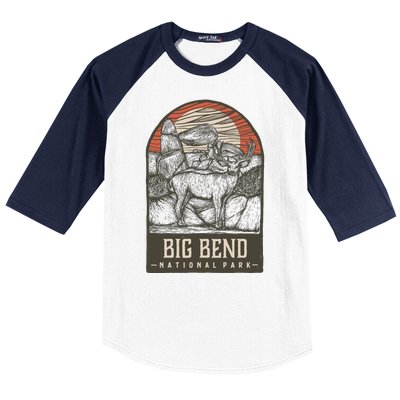 Big Bend National Park Baseball Sleeve Shirt