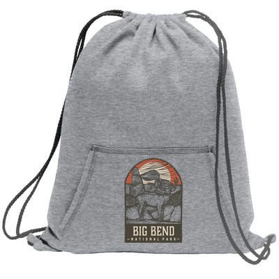 Big Bend National Park Sweatshirt Cinch Pack Bag