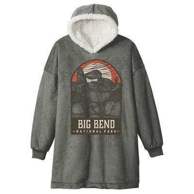 Big Bend National Park Hooded Wearable Blanket