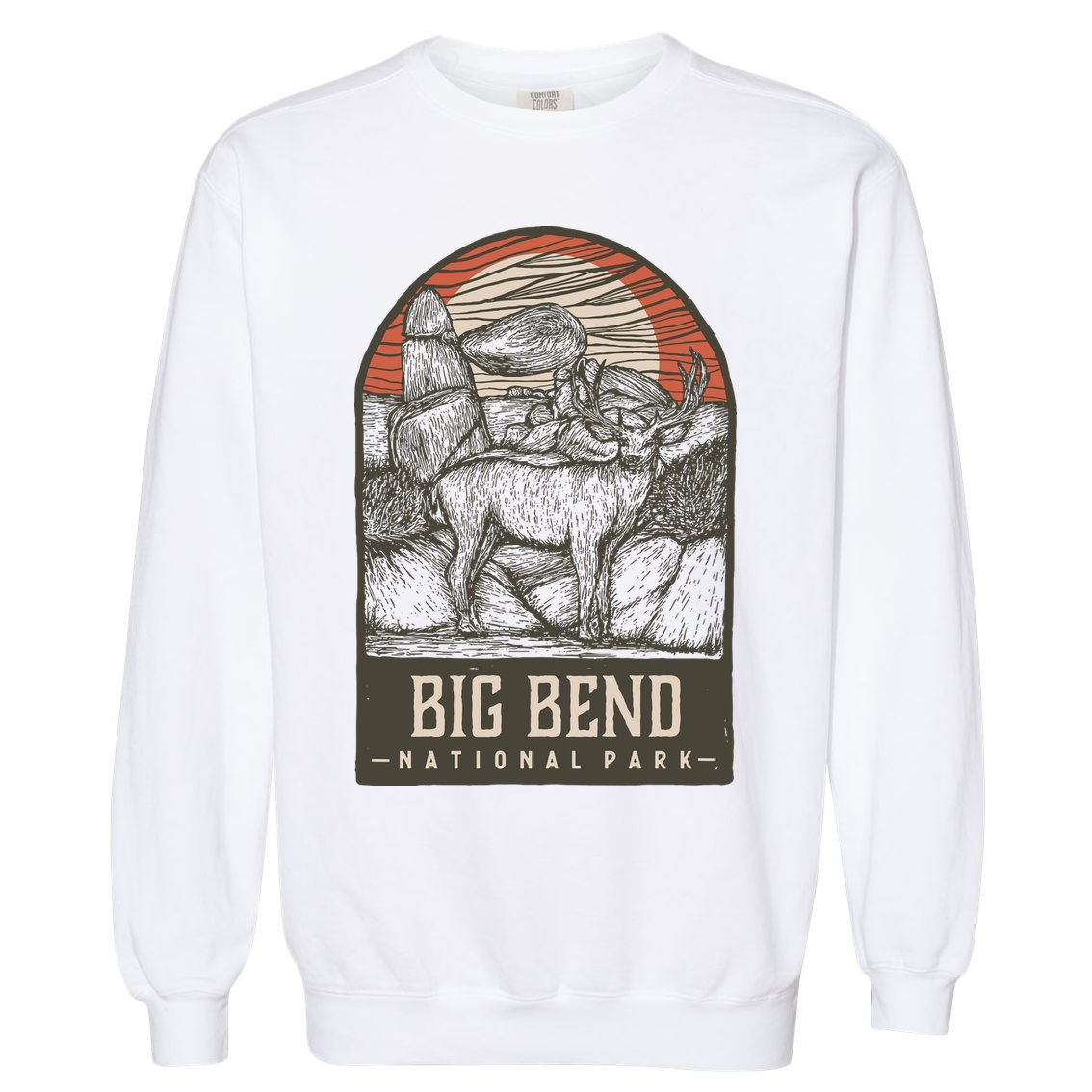 Big Bend National Park Garment-Dyed Sweatshirt