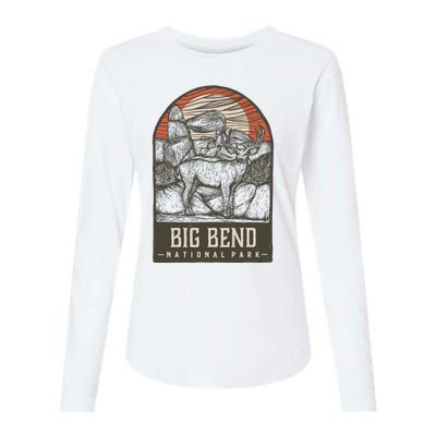 Big Bend National Park Womens Cotton Relaxed Long Sleeve T-Shirt