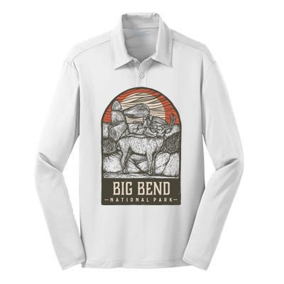 Big Bend National Park Silk Touch Performance Long Sleeve Polo