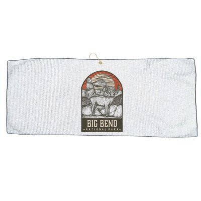 Big Bend National Park Large Microfiber Waffle Golf Towel