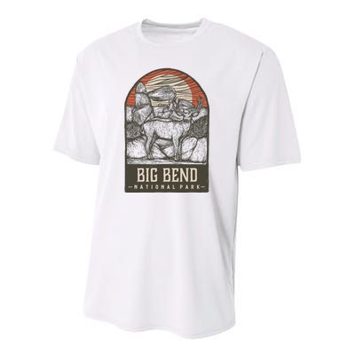 Big Bend National Park Youth Performance Sprint T-Shirt