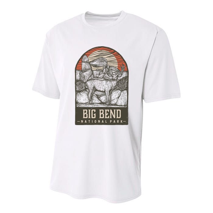 Big Bend National Park Youth Performance Sprint T-Shirt