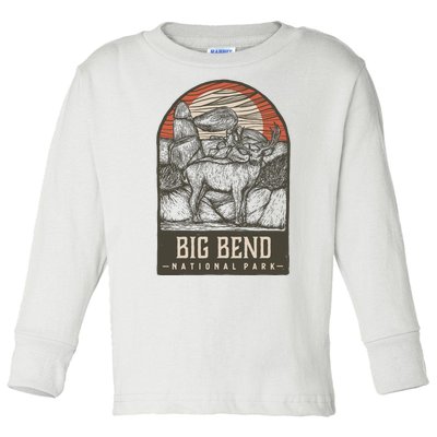 Big Bend National Park Toddler Long Sleeve Shirt