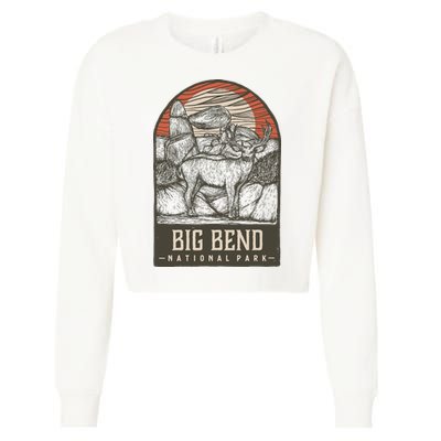 Big Bend National Park Cropped Pullover Crew
