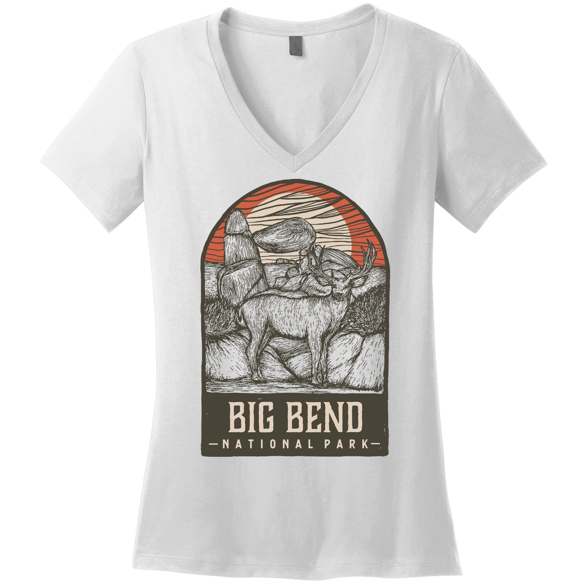 Big Bend National Park Women's V-Neck T-Shirt