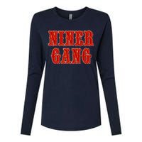 Bang Bang Niner Gang San Francisco Womens Cotton Relaxed Long Sleeve T-Shirt